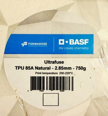 BASF Ultrafuse 3D Printing Filament TPU 64D Black 2.85mm 750g - Image 1 of 2