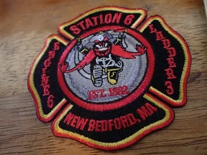 NEU Bedford Massachusetts Station 6 EMT Feuerwehr Rettung Patch Box 12 #35 - Bild 1 von 2