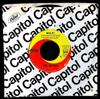 Beatles 45 1969 Help! Far Scarcer Scranton “Subsidiary of…” Label Variation, EX! - Image 1 of 4