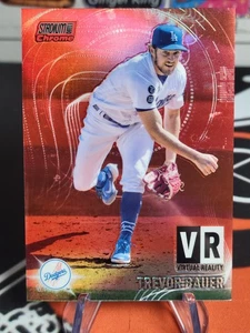Trevor Bauer 2021 Topps Stadium Club Cromo Realidad Virtual VR-17 Rojo 2/5 - Imagen 1 de 2