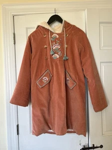 Louise Misha Terracotta Corduroy Coat Girls 14 - Picture 1 of 11