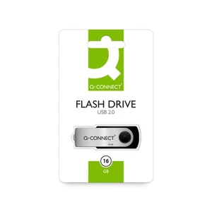 Memory Stick Q-CONNECT USB 16GB / Akcesoria komputerowe / Typ-Pojemność 16 GB / Rodzaj- - Zdjęcie 1 z 5