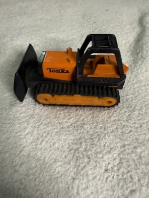 Mini Bulldozer MCDONALDS TONKA Construcción 2003 Naranja Hasbro Happy Meal  Foto 1 de 4