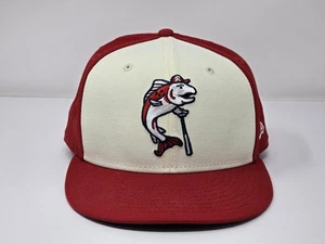 Cappello aderente 59FIFTY New Era collezione autentica Tacoma Rainiers Salmon 7 3/4 - Foto 1 di 6