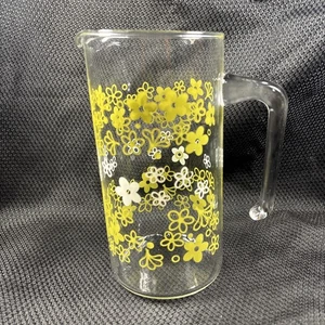 PYREX Spring Blossom Pitcher Carafe 7” Crazy Daisy Spring Blossom 1 Quart - Foto 1 di 11