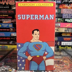 Superman Cartoon Classics Vol 1 VHS 3 Max Fleischer Animated Shorts DC Comics - Picture 1 of 12