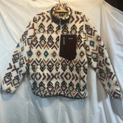 Patagonia Women's Classic Retro-X Fern Dell Fleece Jacket Size XL - Image 1 of 4