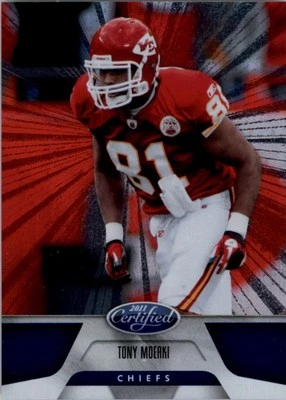 2011 Certified Platinum Blue #76 Tony Moeaki/100 - FB - Image 1 of 2