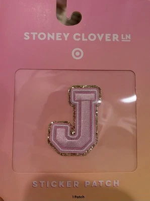 Stoney Clover Lane x Target Light Pink Letter "J" Sticker Patch - Image 1 of 2