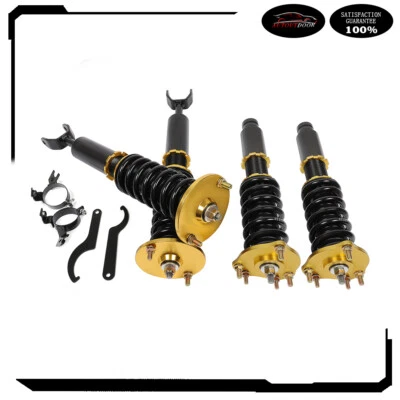 Adjustable Coilovers For 1992-2001 Honda Prelude Struts Suspension Lowering Kit - Image 1 of 4