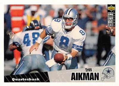 1996 UD Collector's Choice Football Troy Aikman #295 NM/MT DALLAS COWBOYS/SHARP - Image 1 of 2