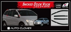 Smoke Tinted Weather shields 4pcs for 2006 -2014 Ssangyong Kyron - Bild 1 von 3