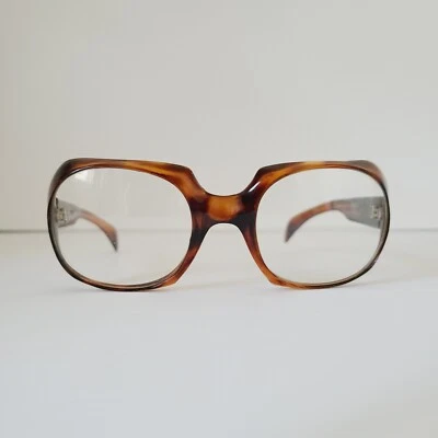 复古镜框眼镜方形轮辋加厚角法国 — 第 1/4 张图片