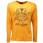 8319AC maglia uomo BEVERLY HILLS POLO CLUB yellow cotton t-shirt man