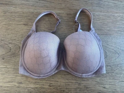 SOMA Intimates French Mauve 32DDD Stunning Support Geo Lace Full Coverage Bra - Image 1 of 2
