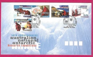 Antártida Australiana 1997 FDC - Año 50 RESEARCH EXPEDITION - Shs KINGSTON - Imagen 1 de 2