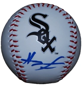 HAGEN SMITH signed (CHICAGO WHITE SOX) MLB logo baseball BECKETT BR63149 - Bild 1 von 2
