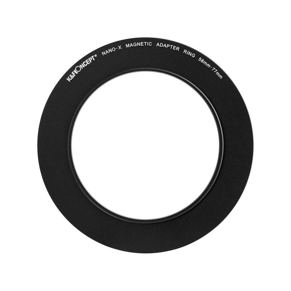 K&F Concept 58mm-77mm Magnetic Filter Adapter Ring Step Up Rings - Image 1 of 4