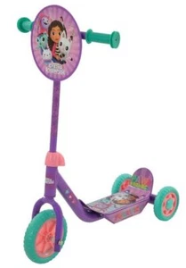 Gabby's Dollhouse Deluxe Kids Childrens Tri Scooter Purple - Picture 1 of 3