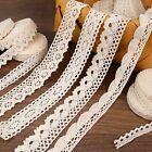 45 Yards Vintage Cotton Lace Trims Lace Ribbon For Craft Scrapbooking Gift Pa...
