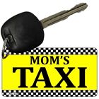 Moms Taxi Novelty Metal Aluminum Key Chain License Plate Tag Art