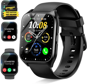 Smart Watch for Men Women, 1.85" Smartwatch (Answer/Make Call), 2025 Fitness Act - Picture 1 of 7