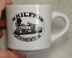 Souvenir Kaffeetasse, 1981 Railfair, California State Railroad Museum, Sacramento - Bild 1 von 3