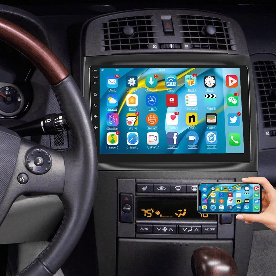 Android 13 Fit For Carplay Car Stereo Radio GPS Navi For 2003-2007 Cadillac CTS Foto 1 de 4