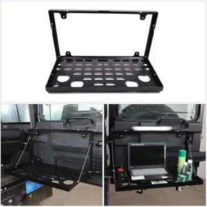 Multi-Purpose Rear Tailgate Table Foldable Shelf Rack For Land Rover Defender - Picture 1 of 12