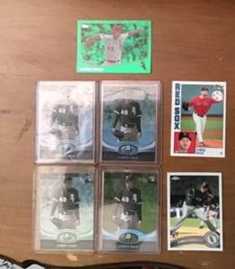 2011- 2019 tops chrome, Bowman Platinum Chris Sale Rookie Card Yellow Refractor - Picture 1 of 2