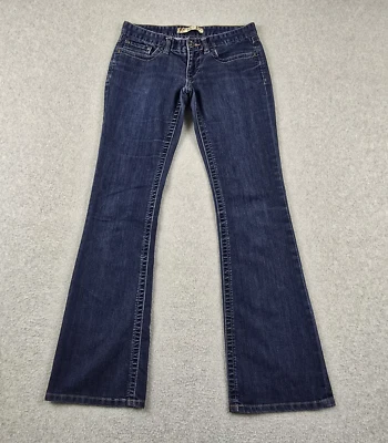 Pantalones de mezclilla BKE Sabrina Boot para mujer 27 x 33,5 (29 x 31) Bootcut tiro bajo elásticos Foto 1 de 4