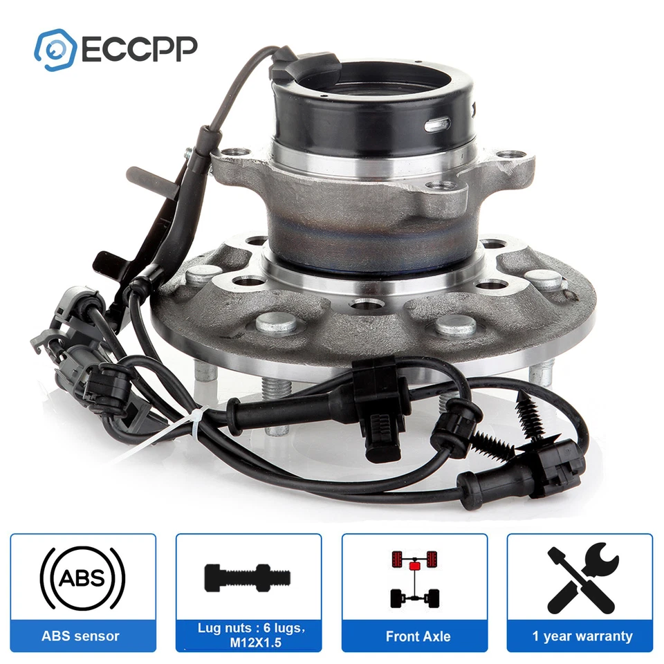 Cojinete de cubo de rueda delantero derecho 4x4 de 1 pieza para Chevy Colorado GMC Canyon 2004-2008 Foto 1 de 4