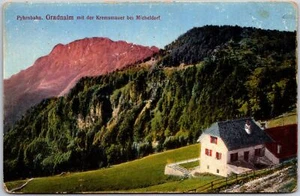 Pyhrnbahn Gradnalm Mit Der Kremsmauer Bei Micheldorf Mountain House Postcard - Picture 1 of 2