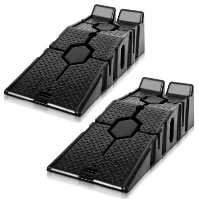 2 Stücke Auffahrrampe Rampe Verladerampe Laderampe PKW Plattform Anti-Rutsch - Bild 1 von 4