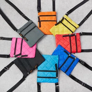 Mini Messenger Shoulder Bag Travel Work Small Item Crossbody Passport Pouch - Picture 1 of 18