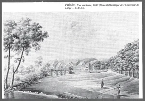 1980 -- BELGIEN . ALTE ANSICHT CHENEE 1840. 4B243 - Bild 1 von 1