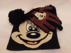 NWT - Boy's Disney Mickey Mouse Beanie Hat and Glove Set * - Picture 1 of 1