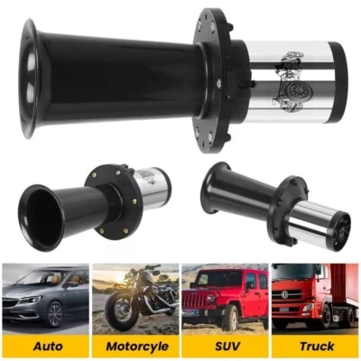 Oldtimer Horn verchromt 12 V Hupe Waltons Fanfare Retro Hupe Sirene Signalhorn~ - Bild 1 von 4