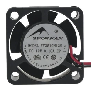 NOWFAN 2.5 cm YY2510H12S 0.1A 12V 2 line micro cooling fan - Picture 1 of 2