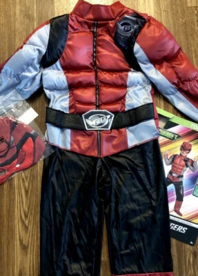 NUEVO-POWER RANGERS-2T-Red Beast Morphers MÚSCULO-Disfraz de Pecho-UP/Juego Foto 1 de 4