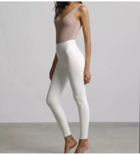 Leggings COMMANDO in ecopelle colore bianco taglia L - Foto 1 di 8