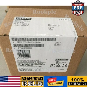 New Siemens 6ED1052-1MD00-0BA6 6ED10521MD000BA6 LOGO 12/24RC logic module - Picture 1 of 1