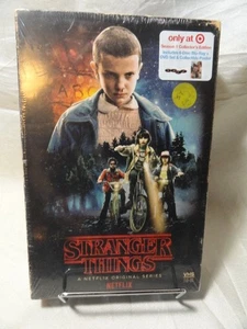 NEW STRANGER THINGS SEASON 1 BLU RAY DVD - 4 DISC W/POSTER TARGET COLLECTORS ED. - Picture 1 of 1