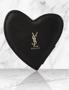 YSL Beauty Kosmetikspiegel in Herzform in schwarzer Farbe - Bild 1 von 2