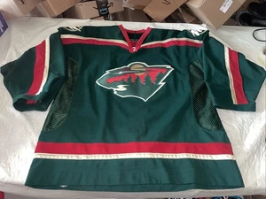 Authentic Koho Trikot Minnesota Wild Herren 54 90er Vintage Mic Grün Nhl - Bild 1 von 8