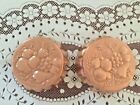 Vintage Copper Mould Jello Mold Fruit Wall Decor Plated Tin Aspic Vintage Kitche