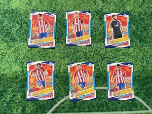 6 Cards ATLETICO MADRID Fußball MATCH ATTAX TOPPS Champions League 2016 2017 - Bild 1 von 2