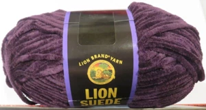 1 pastel - hilo marca Leones - gamuza león - berenjena (púrpura) - 3 oz. - Voluminoso 5 - Imagen 1 de 7