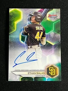 2023 Bowman's Best ETHAN SALAS REFRACTOR AUTO SAN DIEGO PADRES B23-ES - Picture 1 of 6