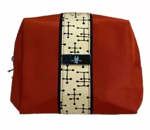 Borsa a tracolla vintage American Airlines Eames motivo a punti tela rossa piccola - Foto 1 di 8